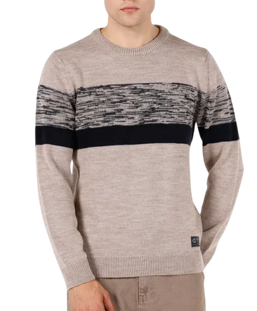 Свитер с принтом мужской Фото Свитер с принтом мужской