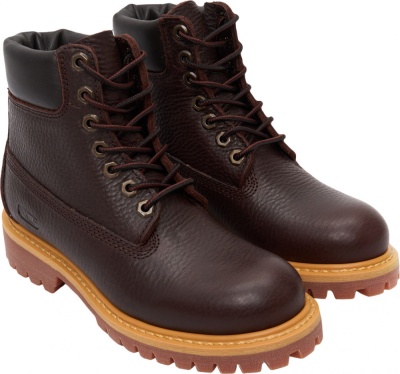 Ботинки из кожи женские / Коричневый / 35