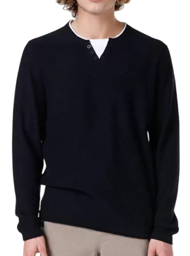 Лонгслив хлопковый мужской / Синий / 46 Лонгслив хлопковый мужской / Синий / 46