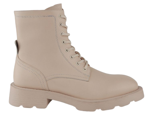 Фото Ботинки из кожи женские