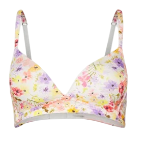 Бюстгальтер без уплотнителя с логотипом / Фиолетовый / 80C Бюстгальтер без уплотнителя с логотипом / Фиолетовый / 80C