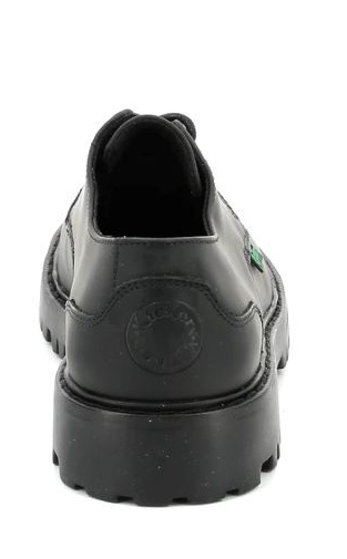 Полуботинки кожаные женские / Темно-серый / 36