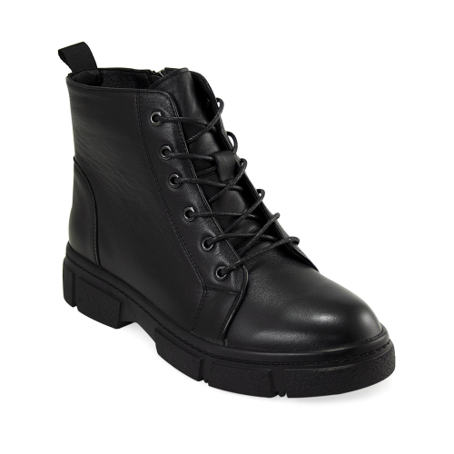 Фото Ботинки кожаные женские