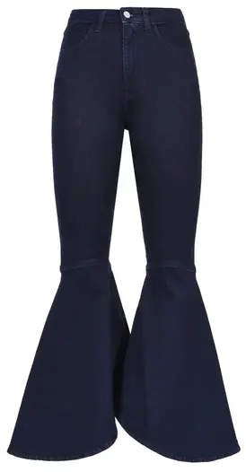 Jeans with a logo for women