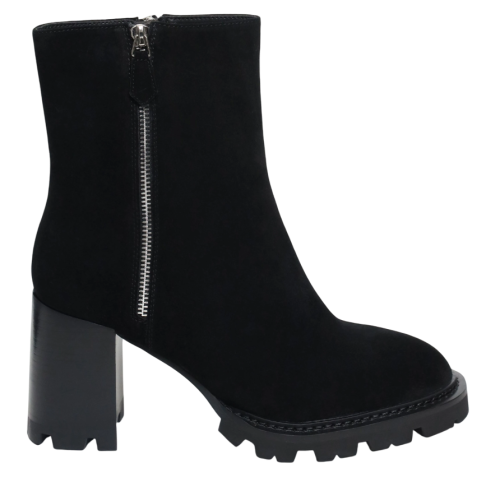 Фото Полусапоги велюровые женские