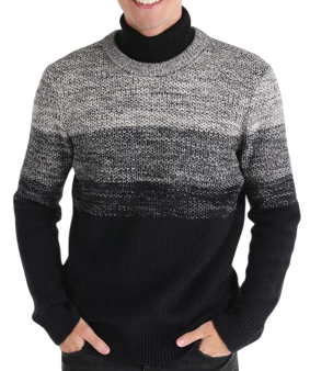 Джемпер с принтом мужской / Синий / 48 Джемпер с принтом мужской / Синий / 48