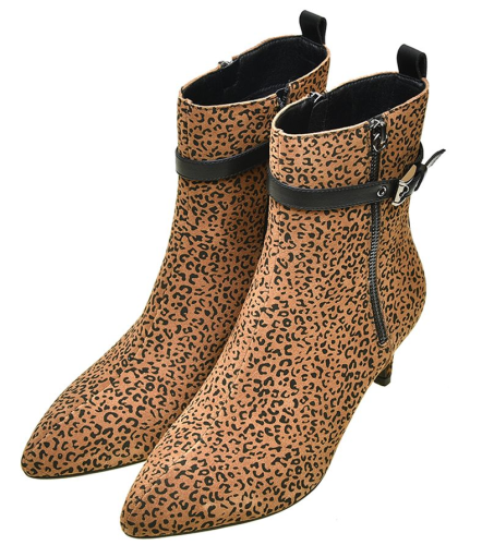 Фото Ботильоны с принтом женские