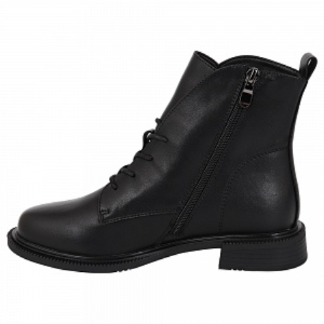 Ботинки кожаные женские / Черный / 37