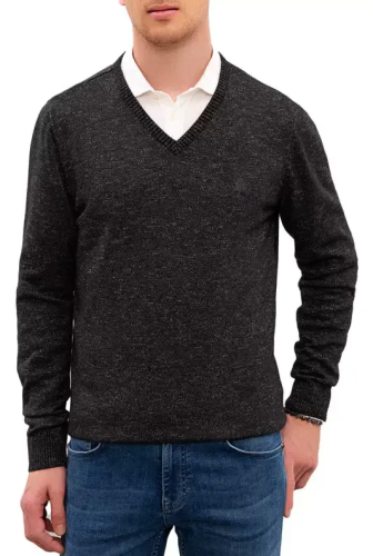 Пуловер с логотипом мужской Фото Пуловер с логотипом мужской