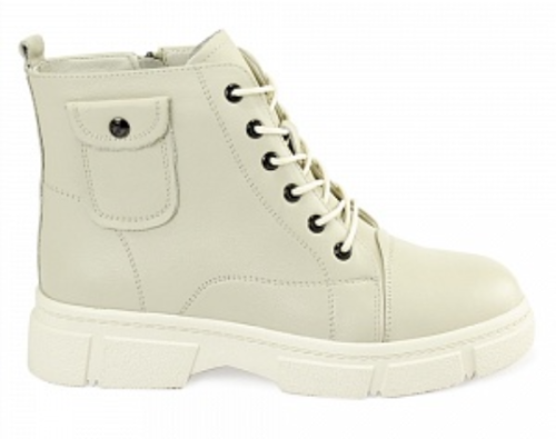 Фото Ботинки кожаные женские