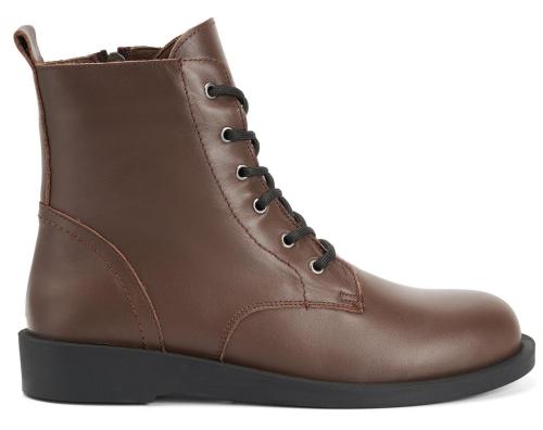 Фото Ботинки из кожи женские