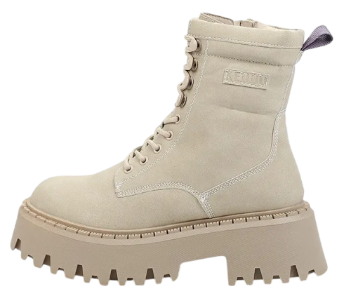 Фото Ботинки замшевые женские