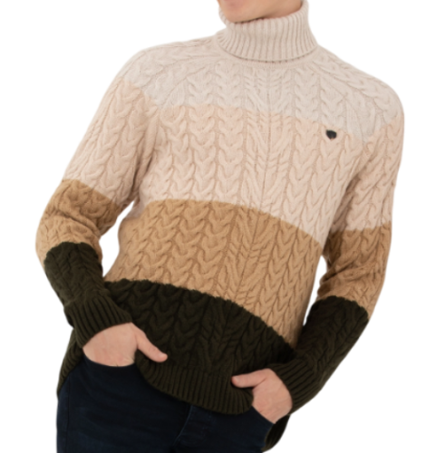 Свитер в полоску мужской Фото Свитер в полоску мужской