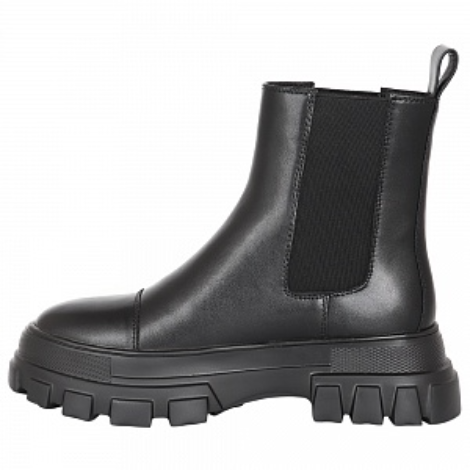 Ботинки кожаные женские / Черный / 39
