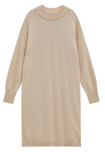 Фото Вязаное платье с шерстью