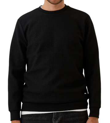 Свитшот прямого кроя мужской / Черный / 52 Свитшот прямого кроя мужской / Черный / 52