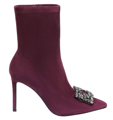 Фото Полусапоги велюровые женские