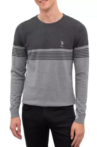 Джемпер с логотипом мужской Фото Джемпер с логотипом мужской