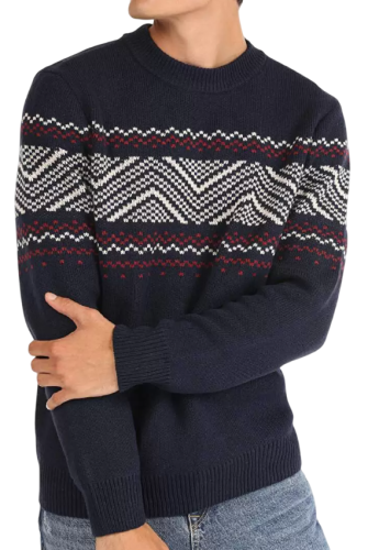 Джемпер с принтом мужской Фото Джемпер с принтом мужской