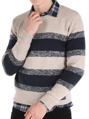 Свитер с принтом мужской Фото Свитер с принтом мужской