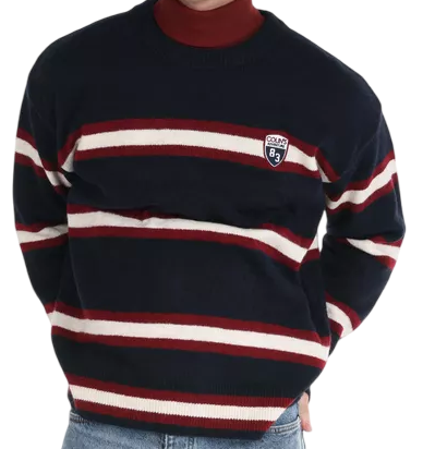 Свитер с логотипом мужской / Синий / 48 Свитер с логотипом мужской / Синий / 48