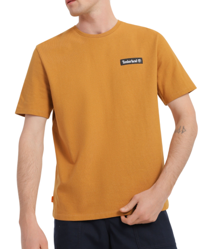 Футболка мужская из хлопка с нашивкой Фото Футболка мужская из хлопка с нашивкой