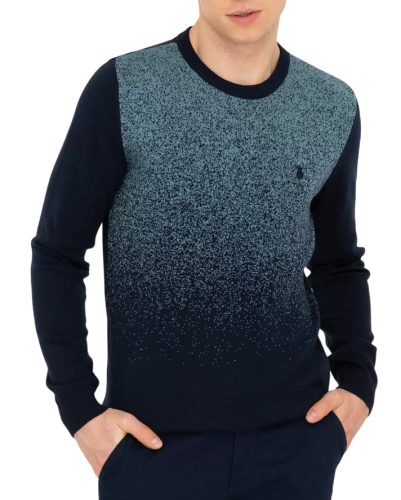 Пуловер с принтом мужской Фото Пуловер с принтом мужской