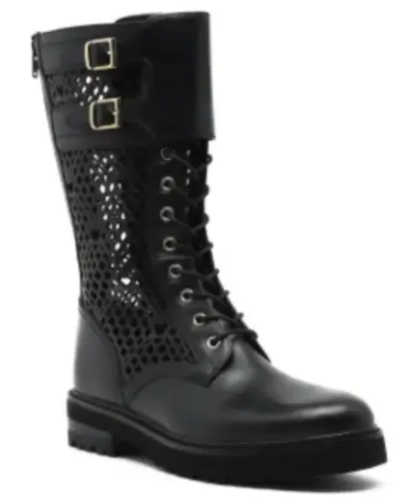 Фото Ботинки из кожи женские