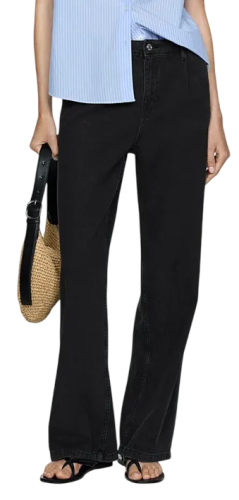 Фото Джинсы широкие женские