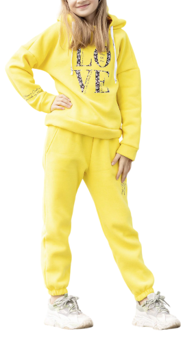 Фото Комплект для девочки: худи и брюки