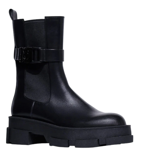 Фото Ботинки из кожи женские 