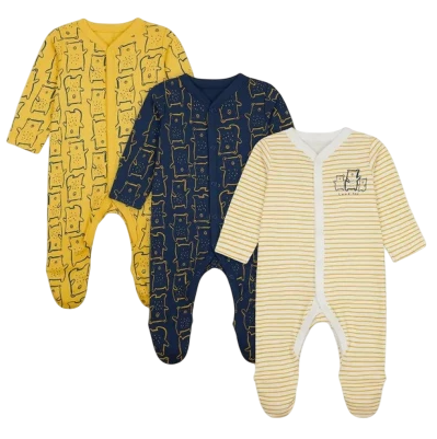 Комбинезон хлопковый детский  / Желтый / 62