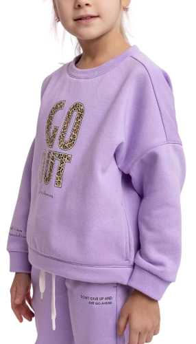 Фото Свитшот с принтом для девочки