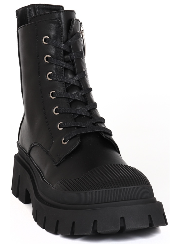 Фото Ботинки кожаные женские