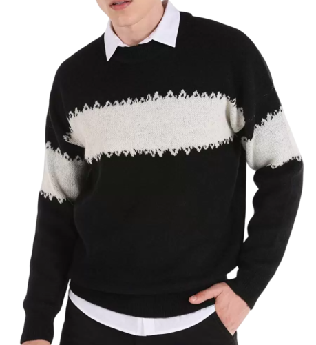 Джемпер с принтом мужской Фото Джемпер с принтом мужской