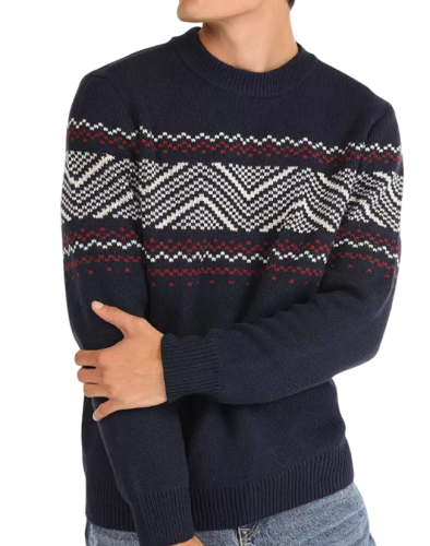 Свитер с принтом мужской Фото Свитер с принтом мужской