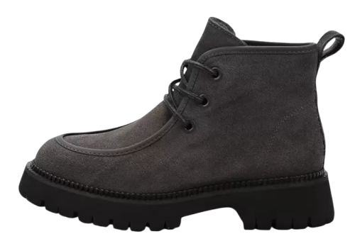 Фото Ботинки замшевые женские