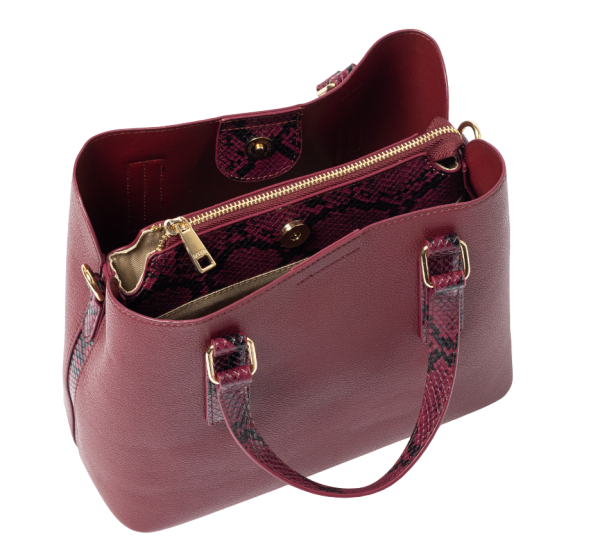 Сумка из экокожи женская / Красный / S