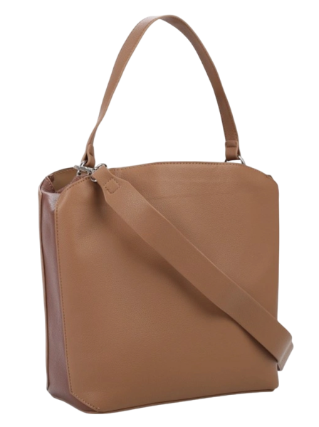 Сумка из экокожи женская / Бежевый / M