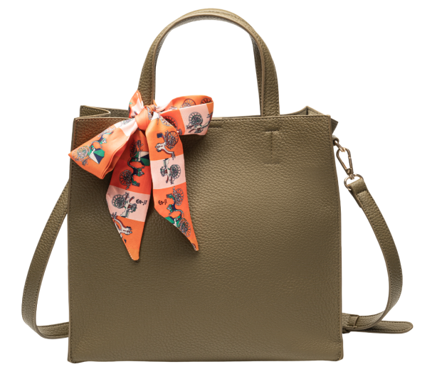 Сумка-тоут женская / Зеленый / M