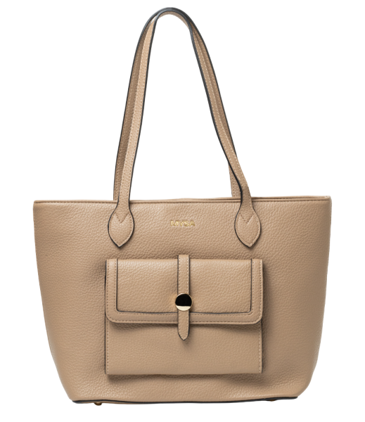 Сумка из экокожи женская / Бежевый / L