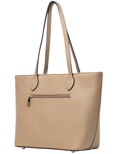 Сумка из экокожи женская / Бежевый / L