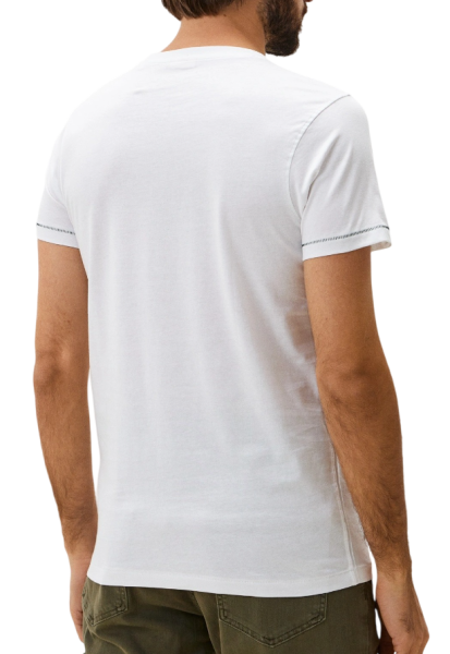 Футболка с принтом мужская / Белый / 48 Футболка с принтом мужская / Белый / 48