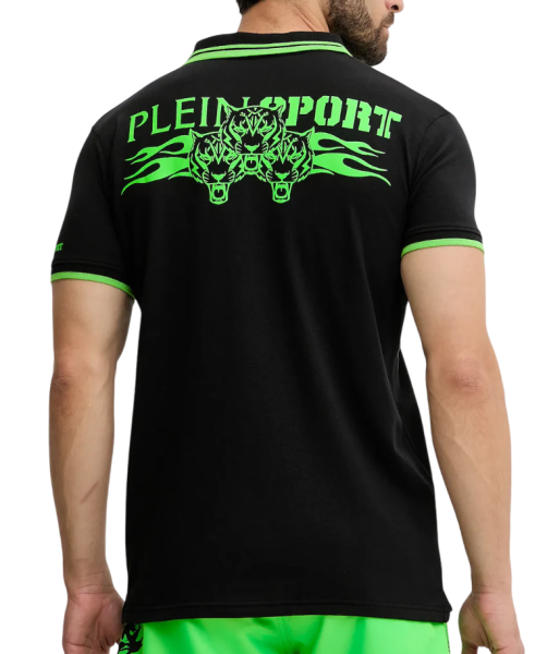 Поло с принтом мужское / Черный / 46 Поло с принтом мужское / Черный / 46