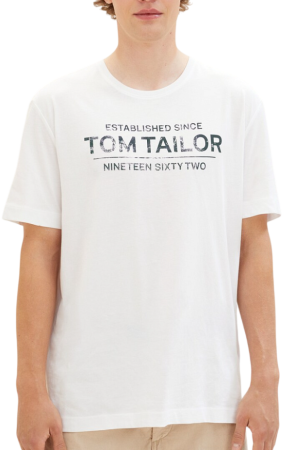 Футболка с логотипом мужская / Белый / 50 Футболка с логотипом мужская / Белый / 50