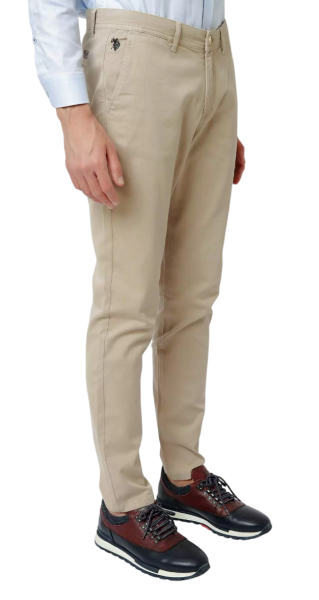 Брюки зауженные мужские / Бежевый / 44 Брюки зауженные мужские / Бежевый / 44