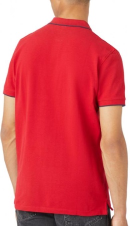 Поло с логотипом мужское / Красный / 44 Поло с логотипом мужское / Красный / 44