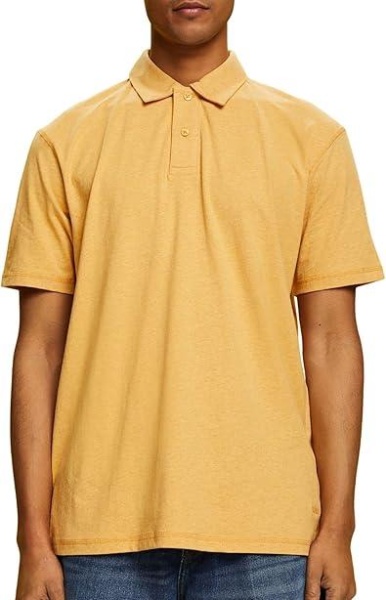 Поло хлопковое мужское / Желтый / 52 Поло хлопковое мужское / Желтый / 52