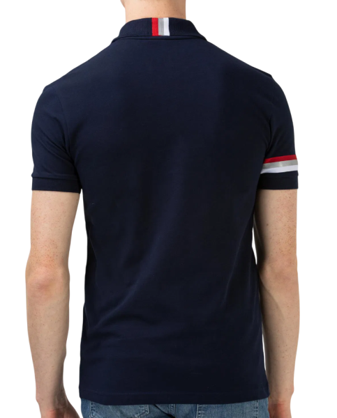 Поло с принтом мужское / Тёмно-синий / 46 Поло с принтом мужское / Тёмно-синий / 46