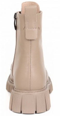 Ботинки из кожи женские / Бежевый / 39